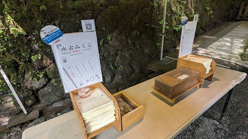 貴船神社　水占みくじ